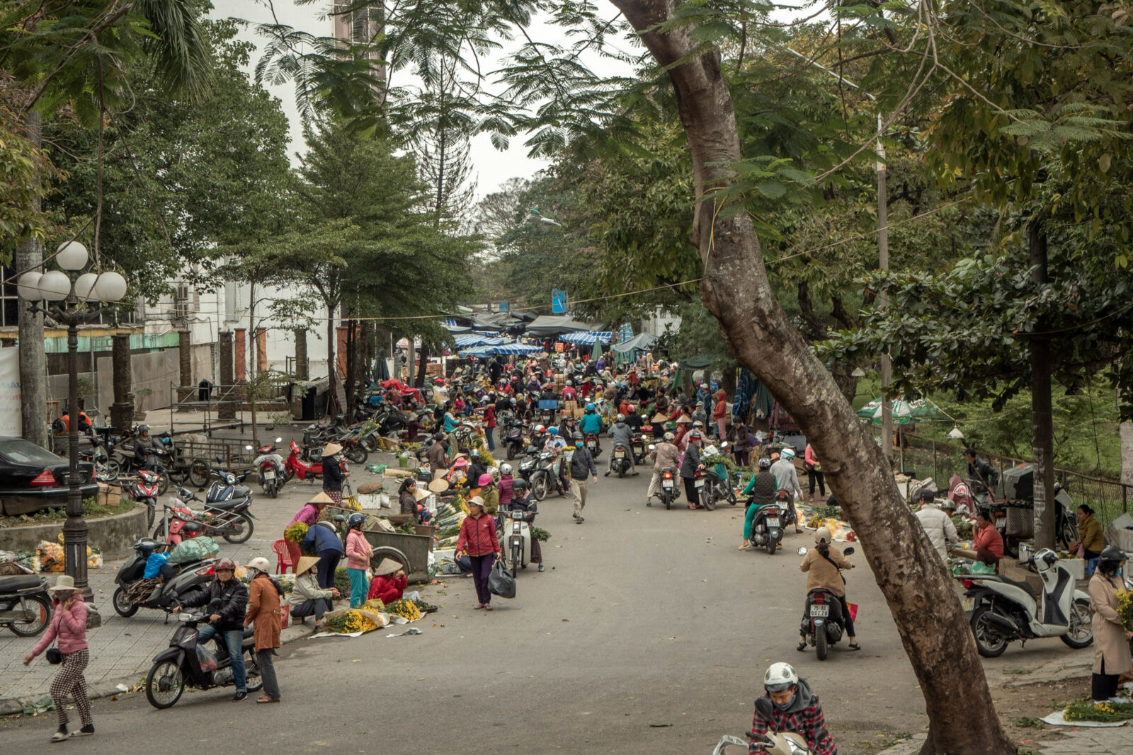 Strassenmarkt in Vietnam