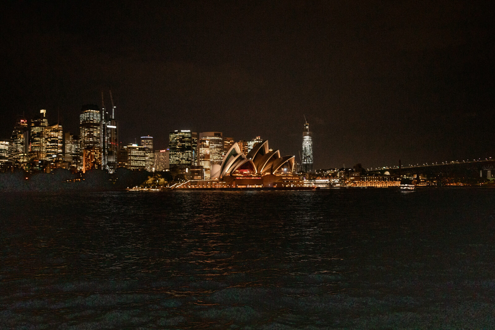 Opernhaus Sydney in der Nacht