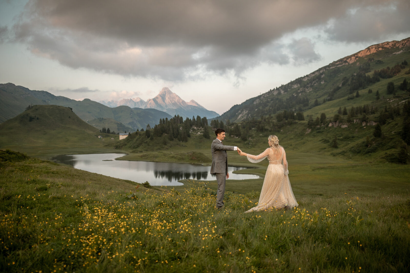 Heiraten zu Zweit in den Bergen