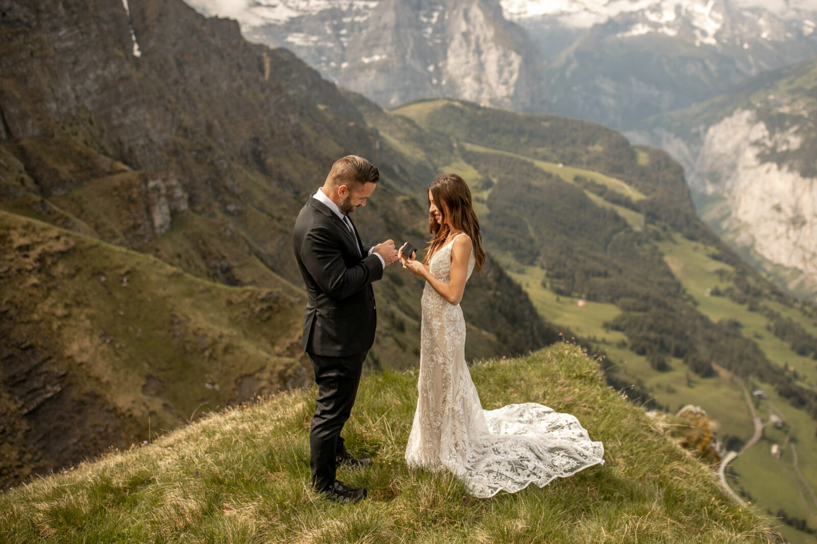 Abenteuerliche Hochzeit in der Schweiz
