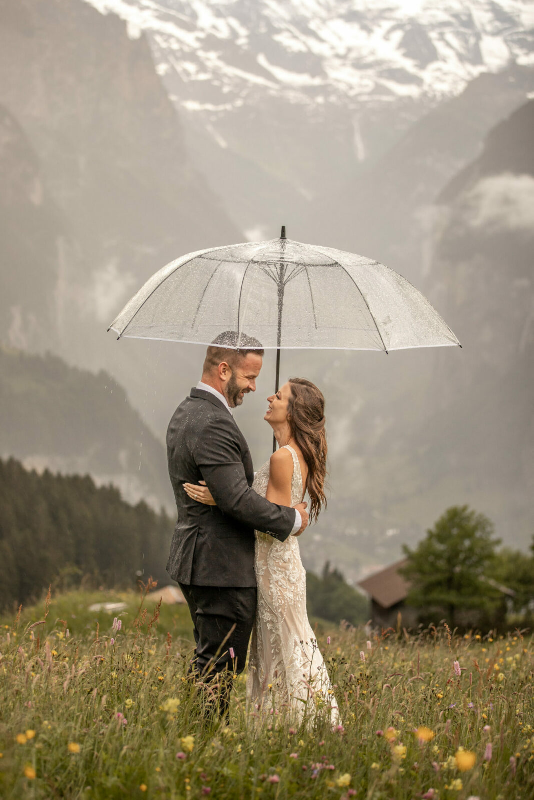 Hochzeit in den Alpen in Lauterbrunnen