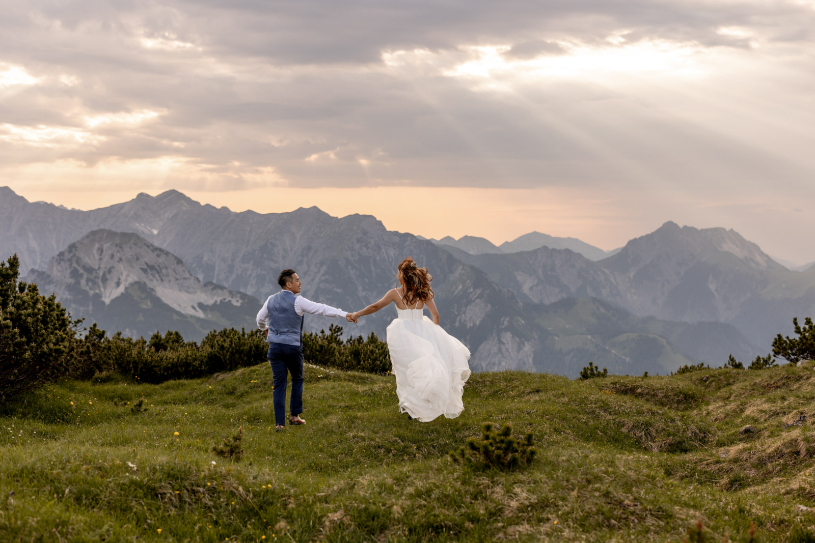mountain elopement wedding in the alps photo and film