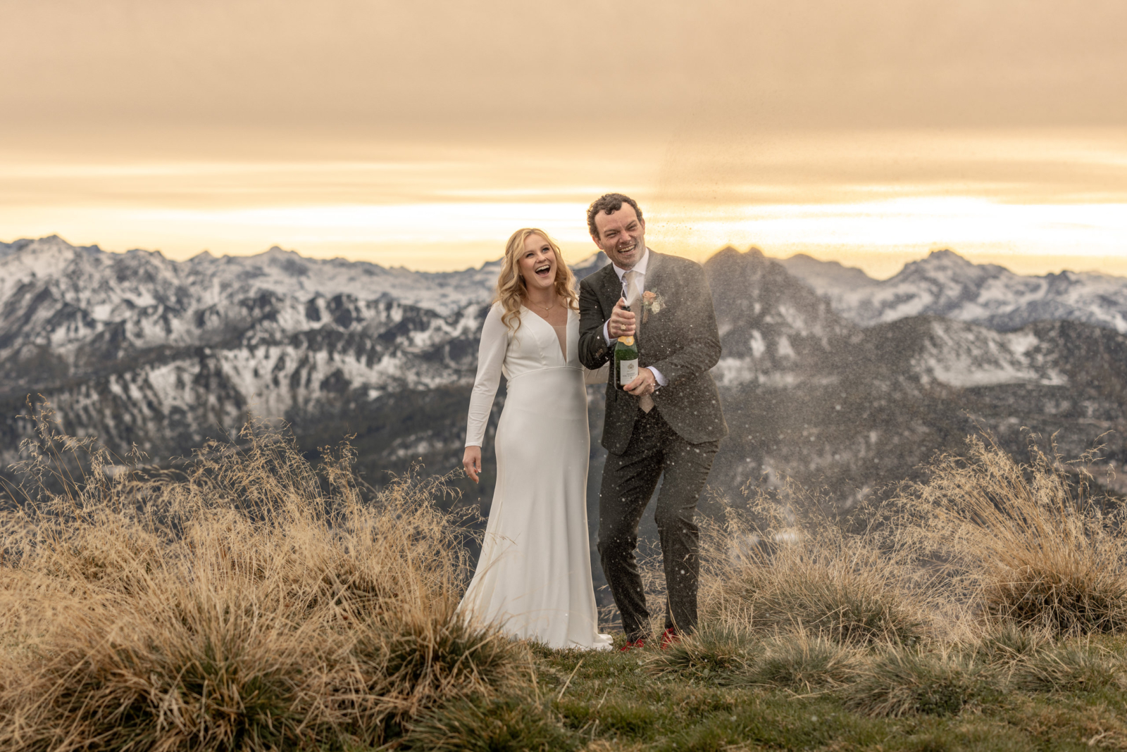 celebrating on elopement in austria