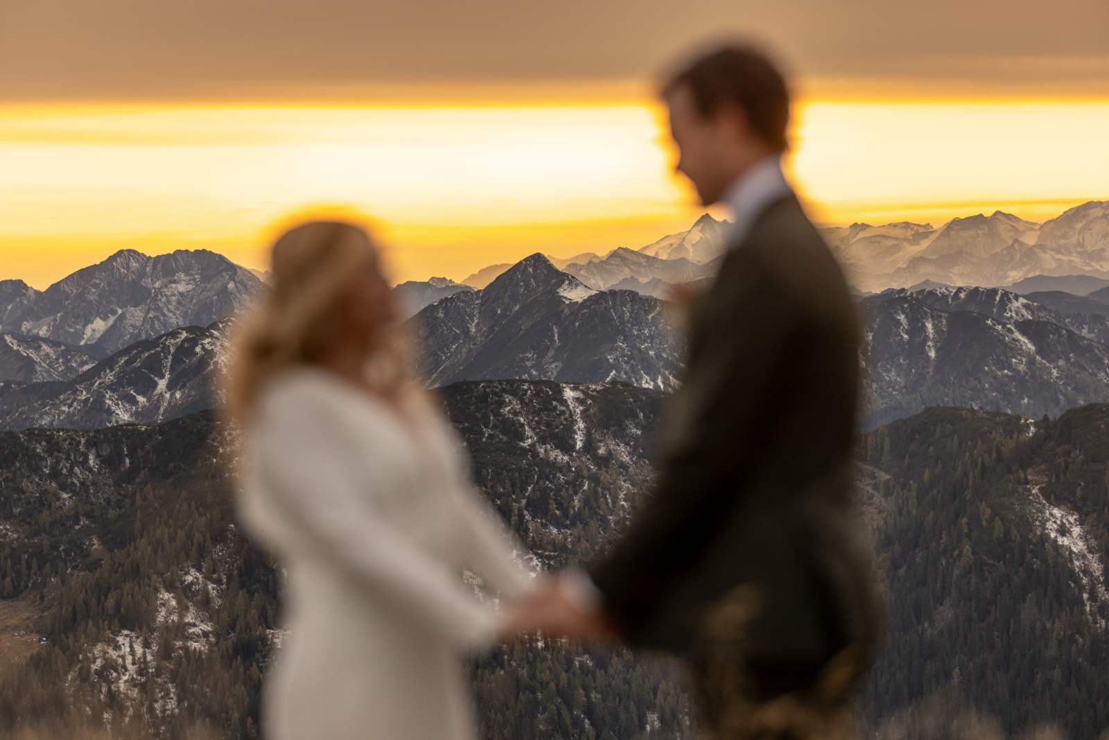mountain elopement in the alps