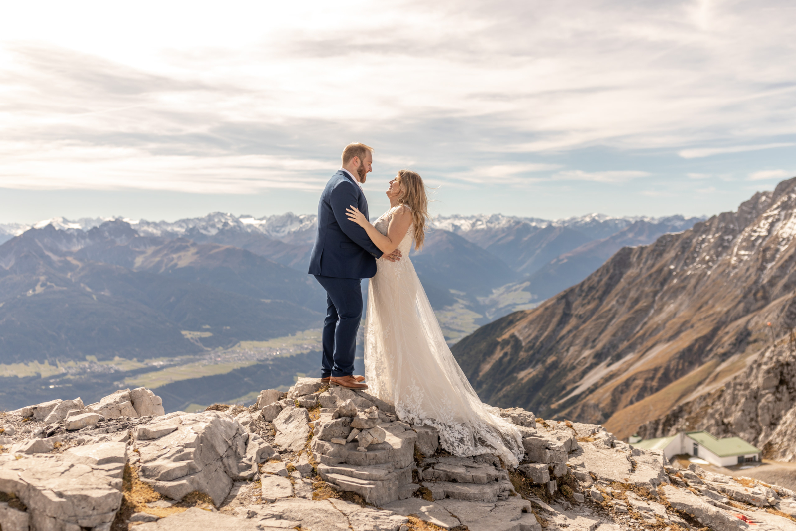 mountain wedding photos in Austria