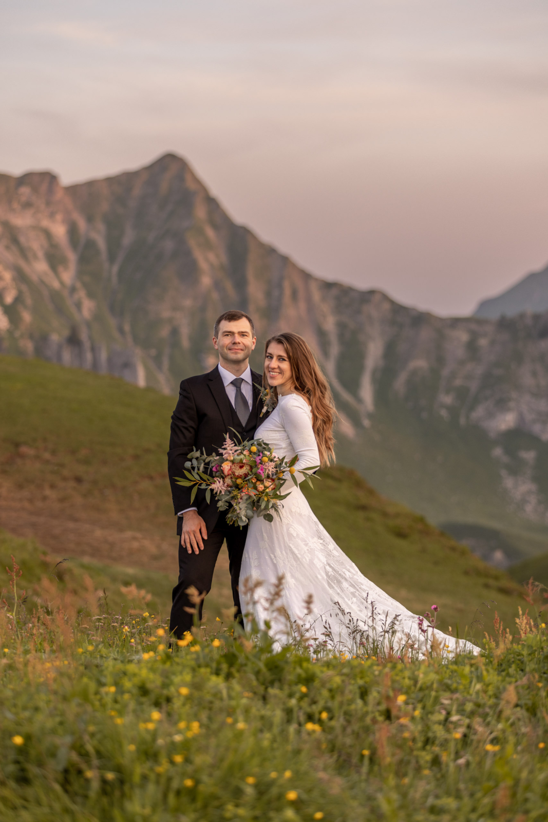Weddingphotos in the Alps