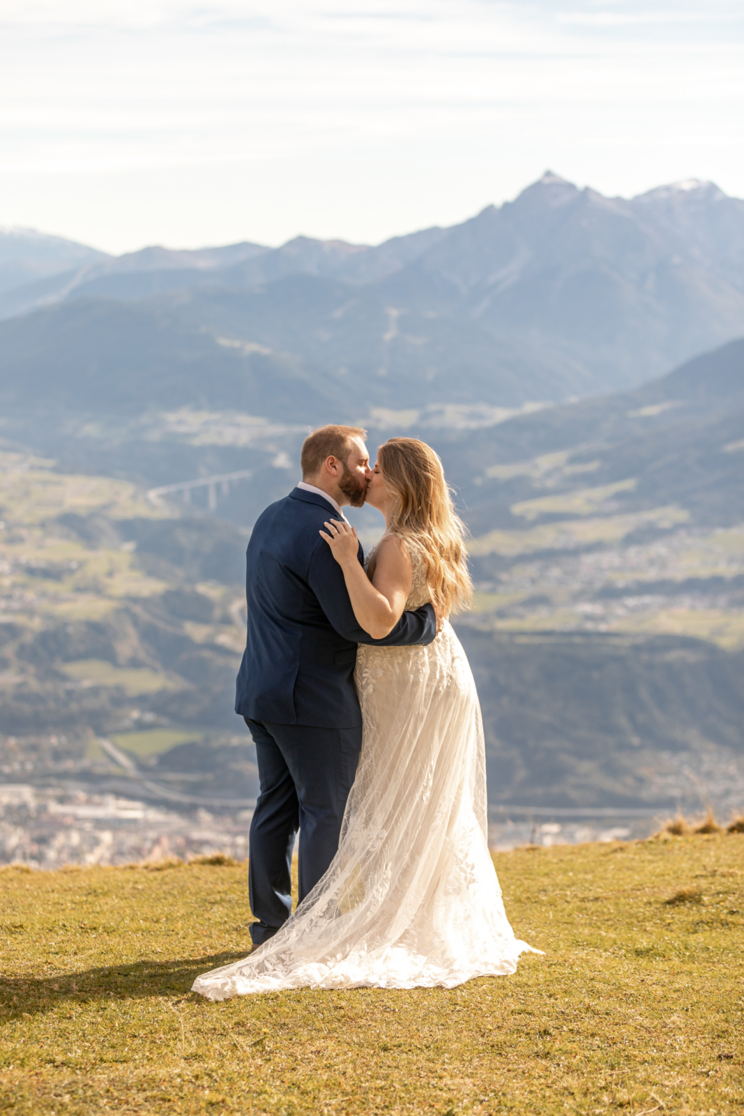 Wedding Kiss in Innsbruck