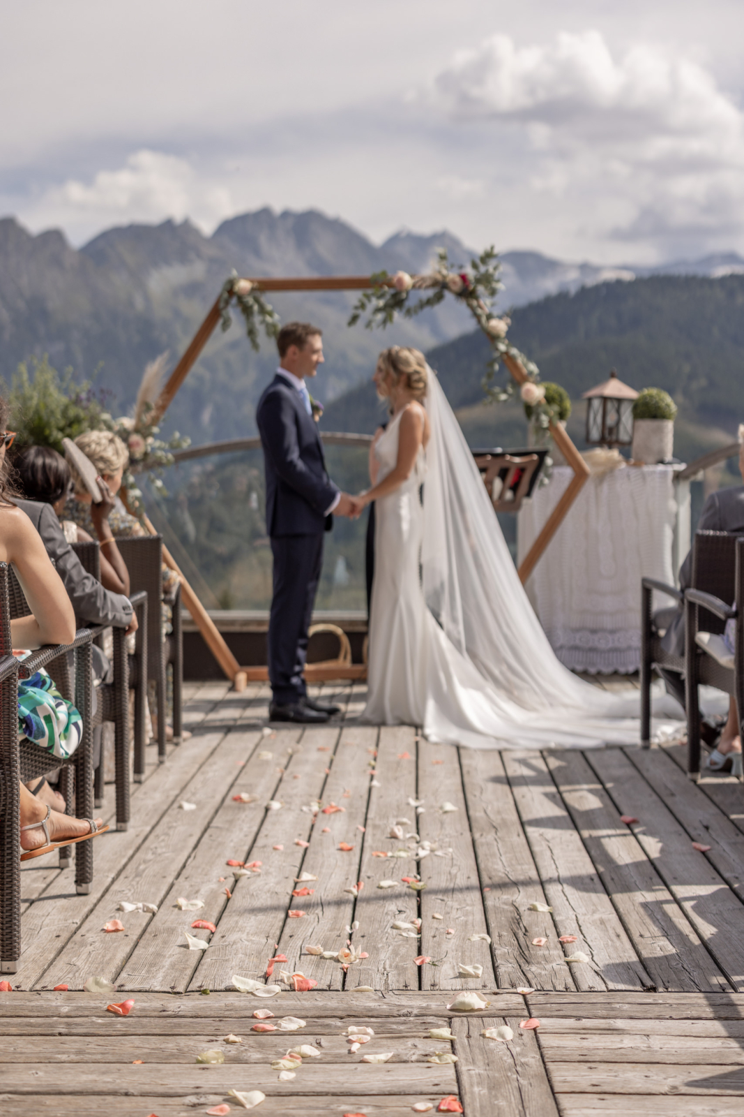 A Beautiful Wedding in the mountains at Rössl Alm in Zillertal