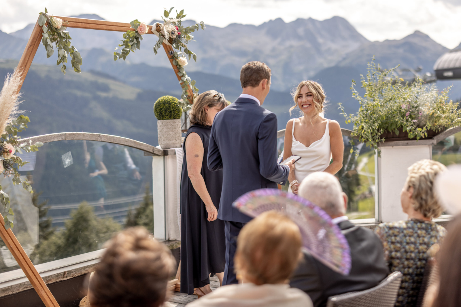 destination wedding in the mountains in Austria