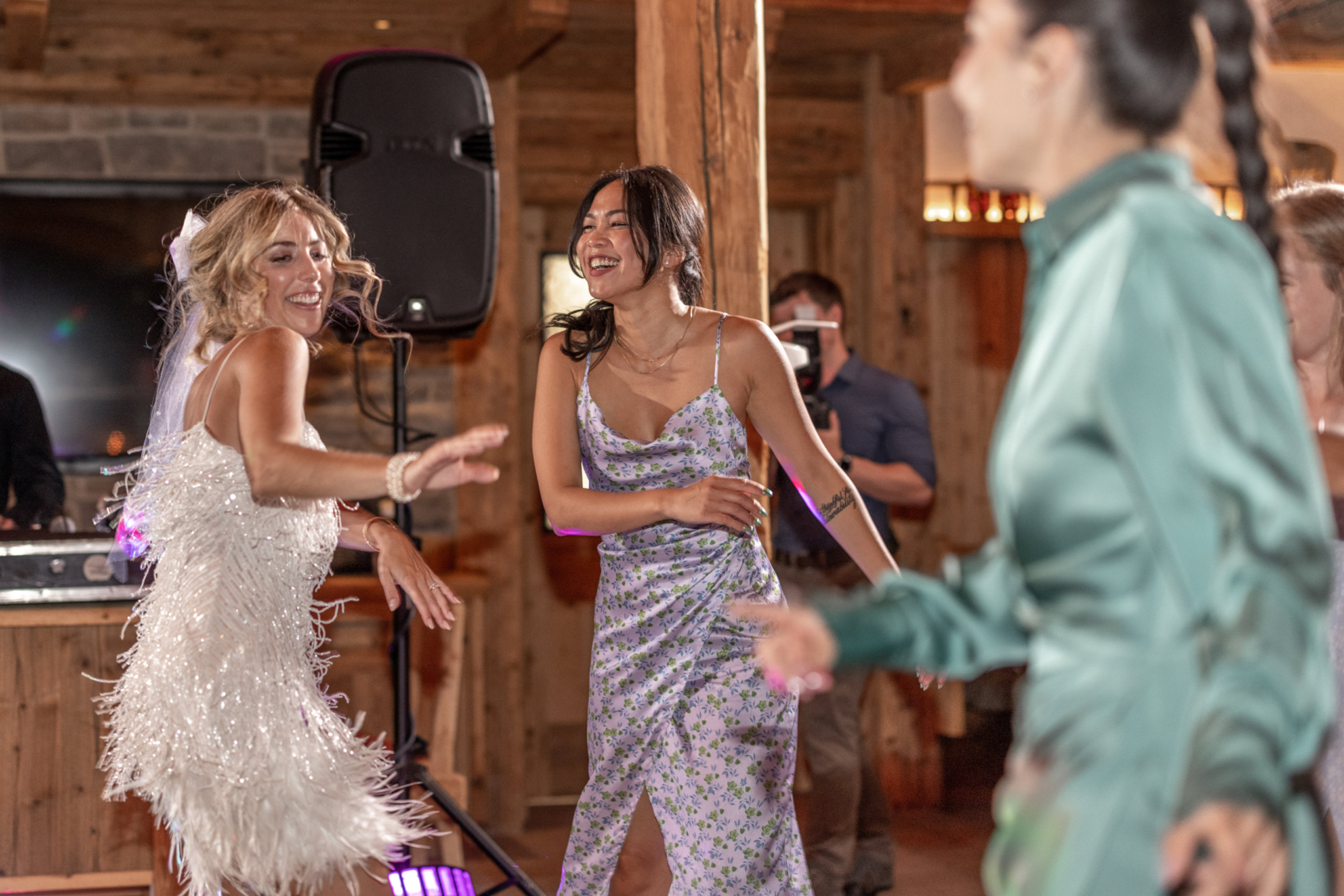 Dancing and Celbration of the destination wedding in Tyrol