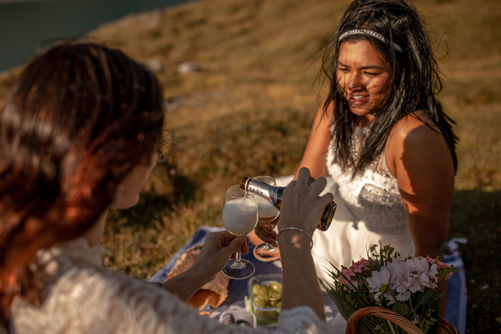 wedding picnic in austria