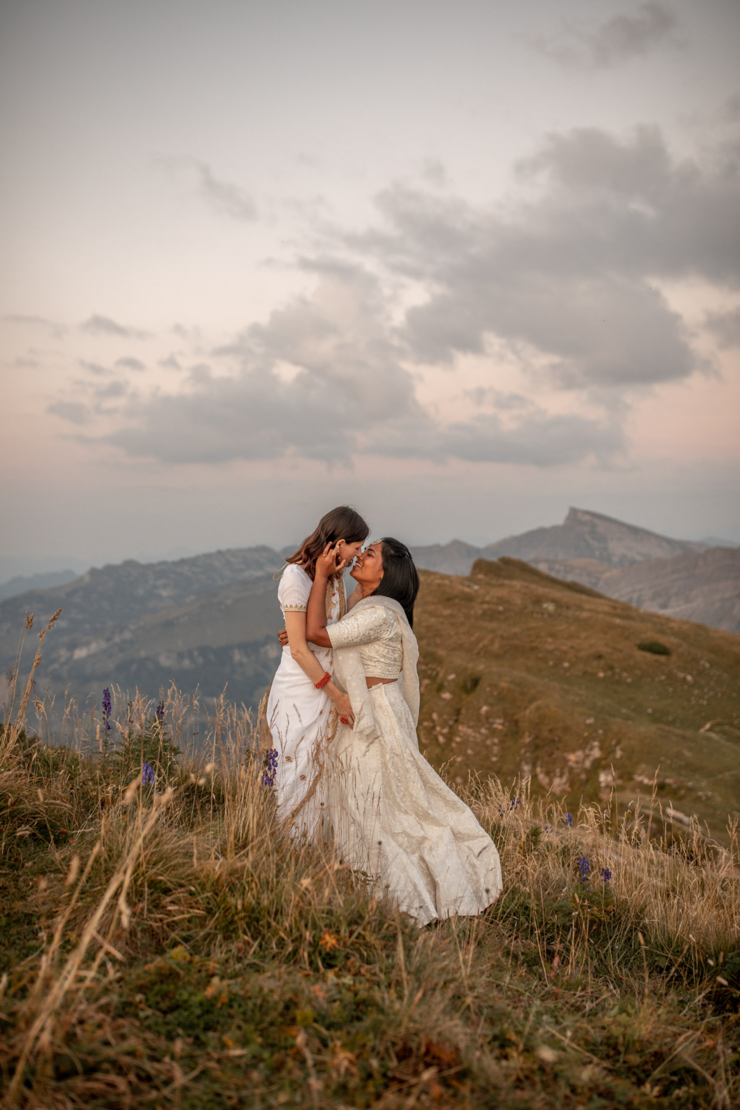 pre wedding photo session in the mountains