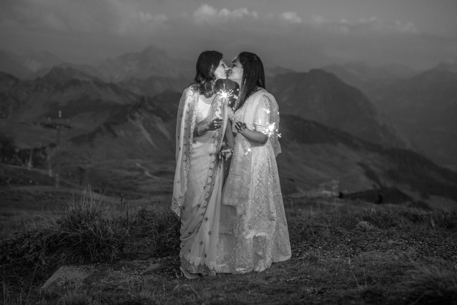wedding photos in the austrian mountains