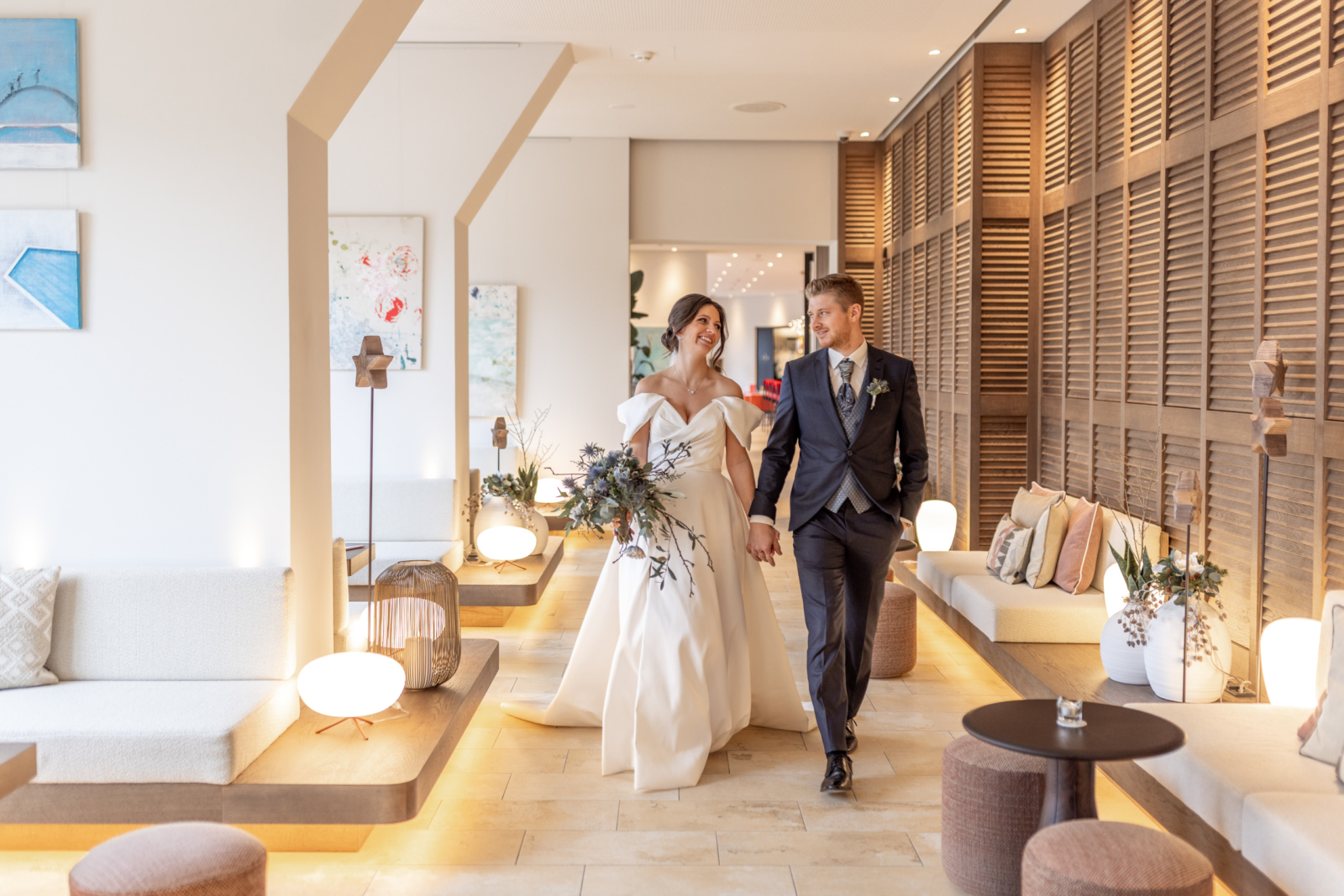 wedding couple photos and video at the Seehotel am Kaiserstrand in Austria