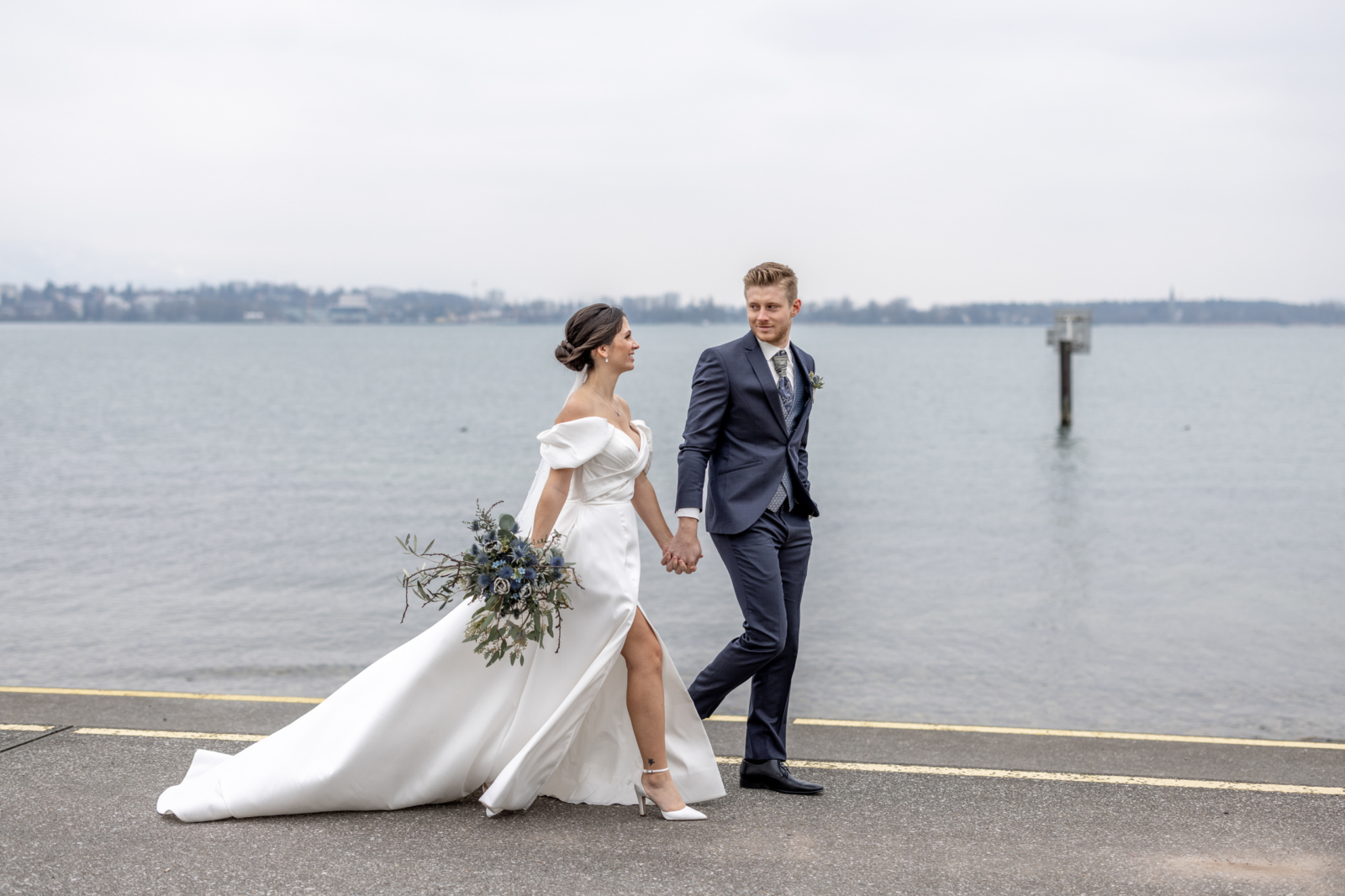 modern wedding photos and video at the Lake of Constance